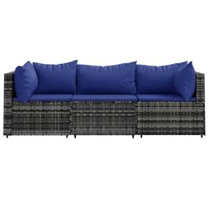 Garten-Lounge-Set 3029629-1 (3-teilig) Blau - Grau