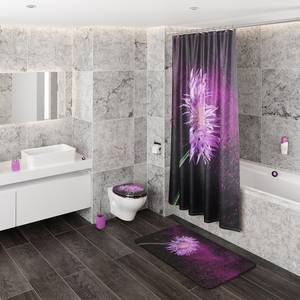 Duschvorhang Purple Dust 180 x 200 cm Violett - Textil - 180 x 200 x 200 cm