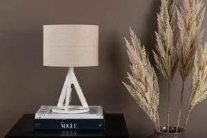 Lampe de table Kona Beige - Blanc