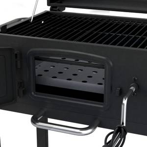 Holzkohlegrill HERO Schwarz - Metall - 87 x 108 x 57 cm