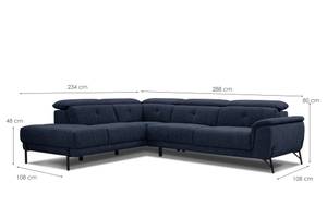 Ecksofa Avena 5-Sitzer Marineblau