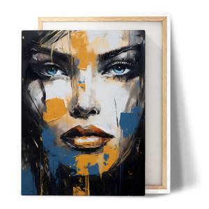 Tableau Portrait De Femme Abstraction 70 x 100 x 100 cm