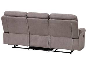 3-Sitzer Sofa BERGEN Beige - Schwarz - Taupe