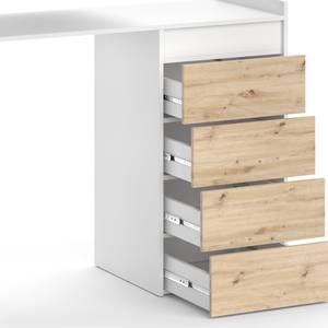 Waschmaschinenschrank Alf 40612 Weiß - Holzwerkstoff - 116 x 98 x 50 cm