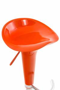 Tabouret de bar Saddle Lot de 2 Orange