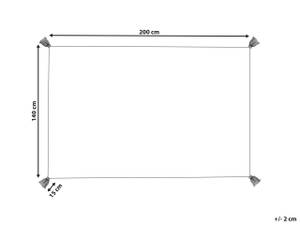 Teppich BOLAY 140 x 140 x 200 cm