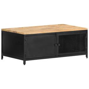 Couchtisch D396 Schwarz - Massivholz - 50 x 37 x 90 cm