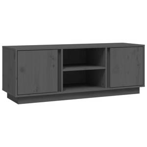 TV-Schrank D983 Grau - Massivholz - 35 x 41 x 110 cm