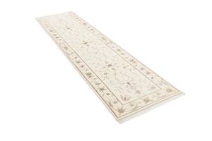 Tapis de couloir Darya CCCLV Beige - Textile - 76 x 1 x 302 cm