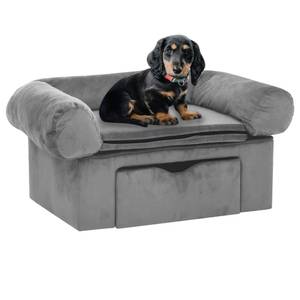 Canapé pour chien 3011176 Gris - Bois massif - Bois/Imitation - 75 x 38 x 50 cm