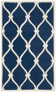 Teppich Hugo Blau - Textil - 90 x 2 x 150 cm