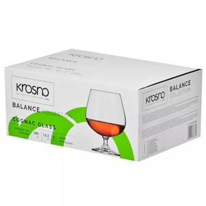 Krosno Balance Cognac Gläser (Set 6) Glas - 11 x 13 x 11 cm