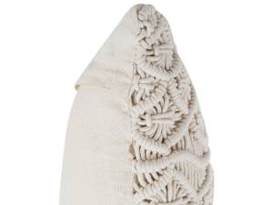 Coussin décoratif GOREME Beige - Blanc - Fibres naturelles - 40 x 14 x 45 cm