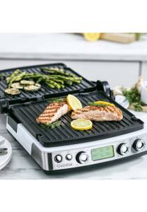 Kontaktgrill Elite Blau - Metall - 36 x 20 x 38 cm