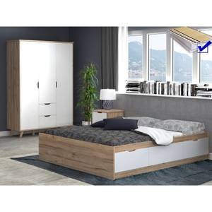 Schlafzimmer Vanadis 23K-2 (7-teilig) Weiß - Holzwerkstoff