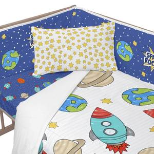 SPACE ROCKET BABY-NESTSCHEN 210x40 Textil - 4 x 210 x 40 cm