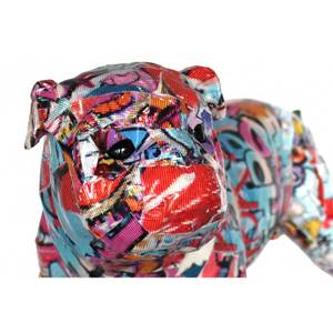 Statue bulldog anglais résine - TAG Porcelaine - 40 x 26 x 20 cm