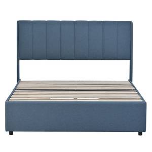 Doppelbett  M292-01 Blau - Holzwerkstoff - 146 x 109 x 215 cm