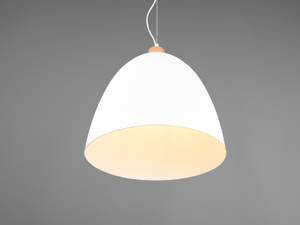 LED Pendelleuchte Ø40cm Metall Weiß Weiß