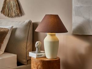 Tischlampen RODEIRO Beige - Braun - Creme