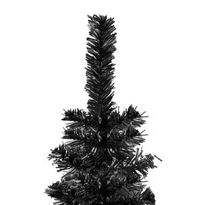 Künstlicher Weihnachtsbaum Schwarz - Metall - Kunststoff - 35 x 150 x 35 cm