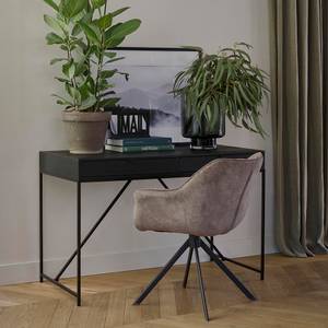 Bureau The Bobby Noir - Bois massif - 60 x 78 x 120 cm