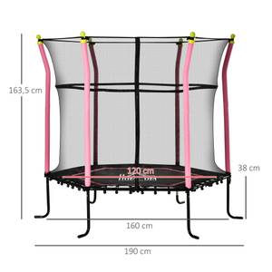 Trampolin 342-007V01PK Pink