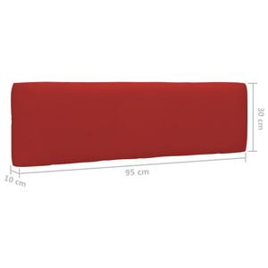 Canapé palette 3016503-5 (lot de 2) Rouge - Blanc