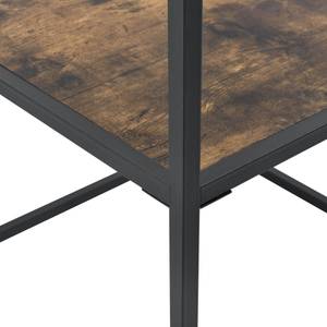 Table d'Appoint Lessebo avec Étagère Marron - Verre - 43 x 55 x 43 cm