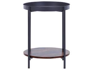 Table d'appoint BORDEN Noir - Marron - Métal - 41 x 55 x 41 cm