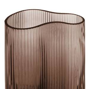 Vase Allure Wave large Marron