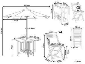 Gartenset FRASSINE 6-tlg Anzahl Teile im Set: 6