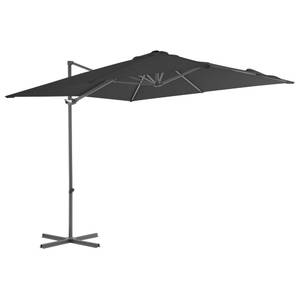 Parasol en porte-à-faux Anthracite - 250 x 247 x 250 cm