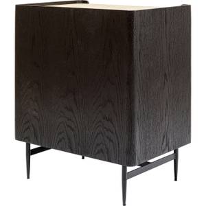 Commode Milano Marron - Bois massif - 80 x 100 x 55 cm