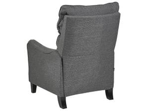 Fauteuil de relaxation ROYSTON Noir - Gris - Textile - 68 x 108 x 73 cm