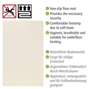 Anti-Rutsch-Matte Weichschaummatte Mosaic Grey 65 cm breit