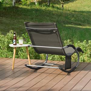 Gartenliegen OGS28-BRx2 Braun - Metall - 54 x 13 x 103 cm