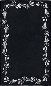 Teppich Darya CCXLIII Schwarz - Textil - 94 x 1 x 152 cm