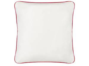 Coussin décoratif PERIWINKLE Noir - Rose foncé - Rouge - Blanc - Fibres naturelles - 45 x 15 x 45 cm