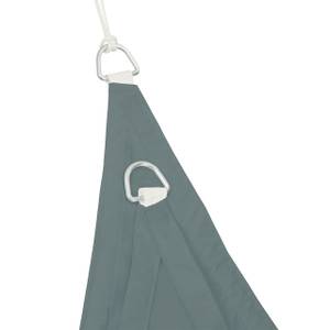 Voile d'ombrage triangle gris 400 x 340 cm