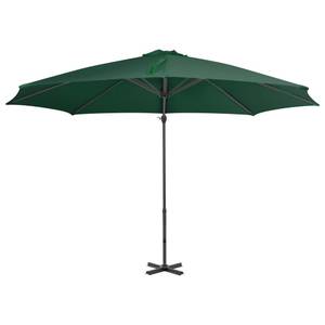 Parasol en porte-à-faux Vert clair