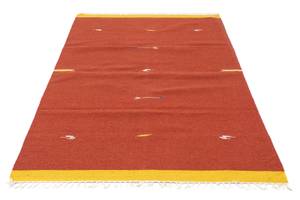 Kelim Modern - 180x120cm Rot - Naturfaser - 120 x 1 x 180 cm