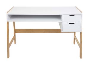 Schreibtisch K12 Weiß - Holz teilmassiv - 115 x 76 x 58 cm