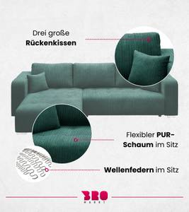 Ecksofa CELEST Grün