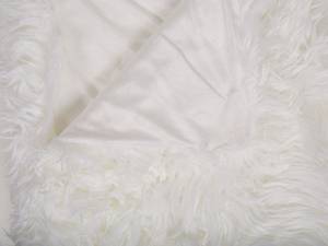 Plaid DELICE Blanc - Largeur : 220 cm