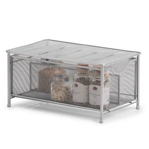 Universal-Organizer, Mesh, silber Silber - Metall - 41 x 20 x 26 cm