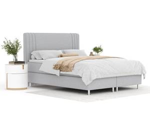 Boxspringbett Casone Hellgrau - Breite: 200 cm