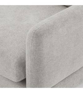 3-Sitzer Ecksofa Maggie Grau Grau - Ecke davorstehend links