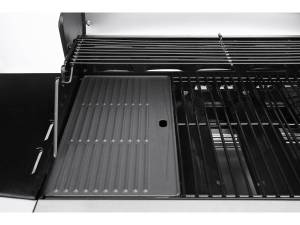 Gasgrill "Bingo 4" - 4 Brenner, davon 1 Silber - Metall - 115 x 143 x 53 cm