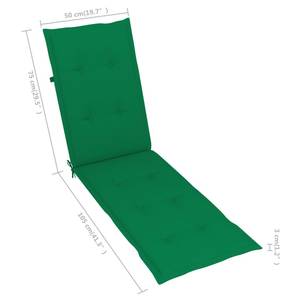 Chaise longue Vert